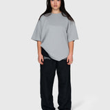Interlock Stamina Box Tee - Neutral Gray/White