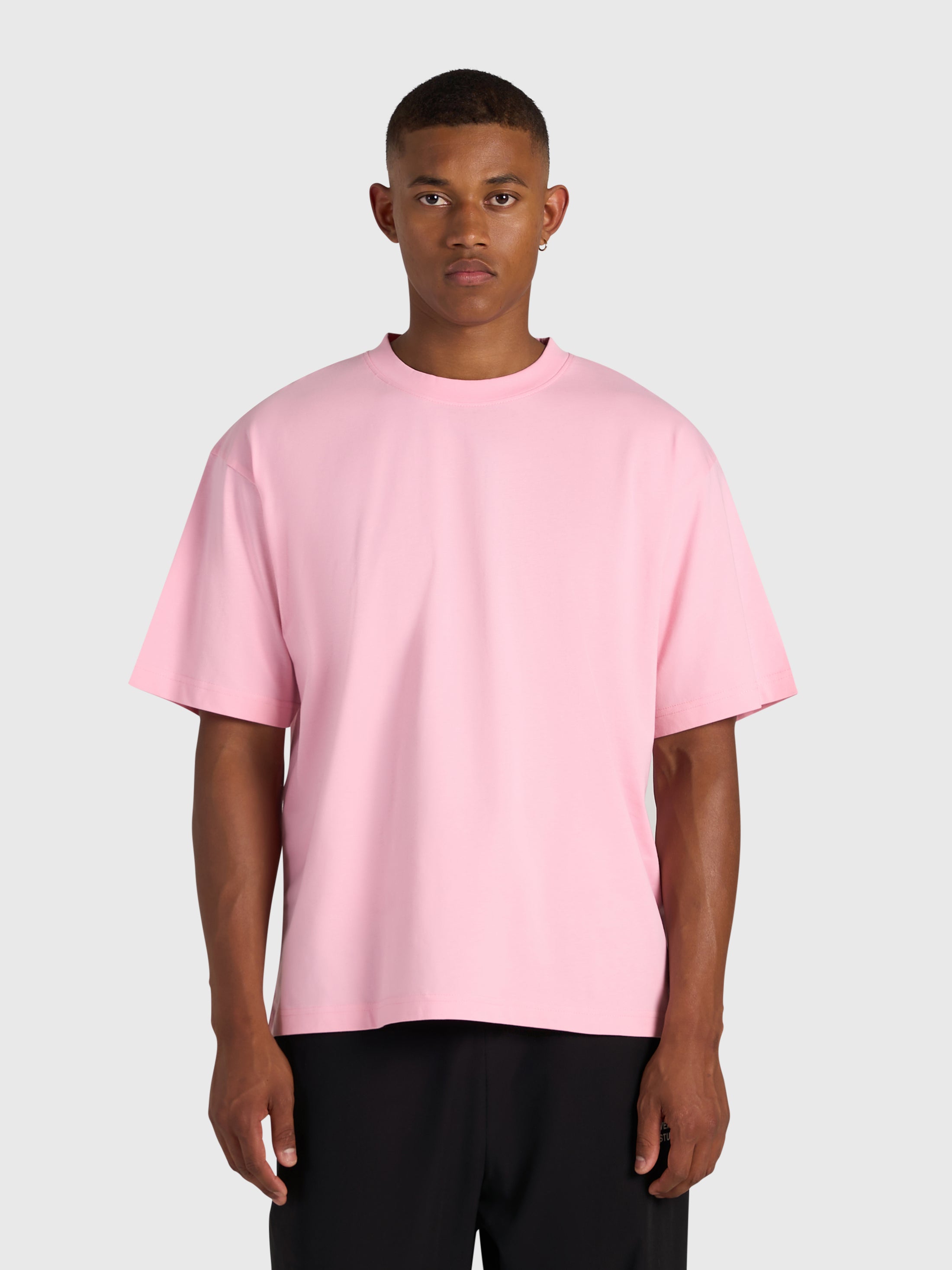 Confidence V2 Box Tee - Pink/White