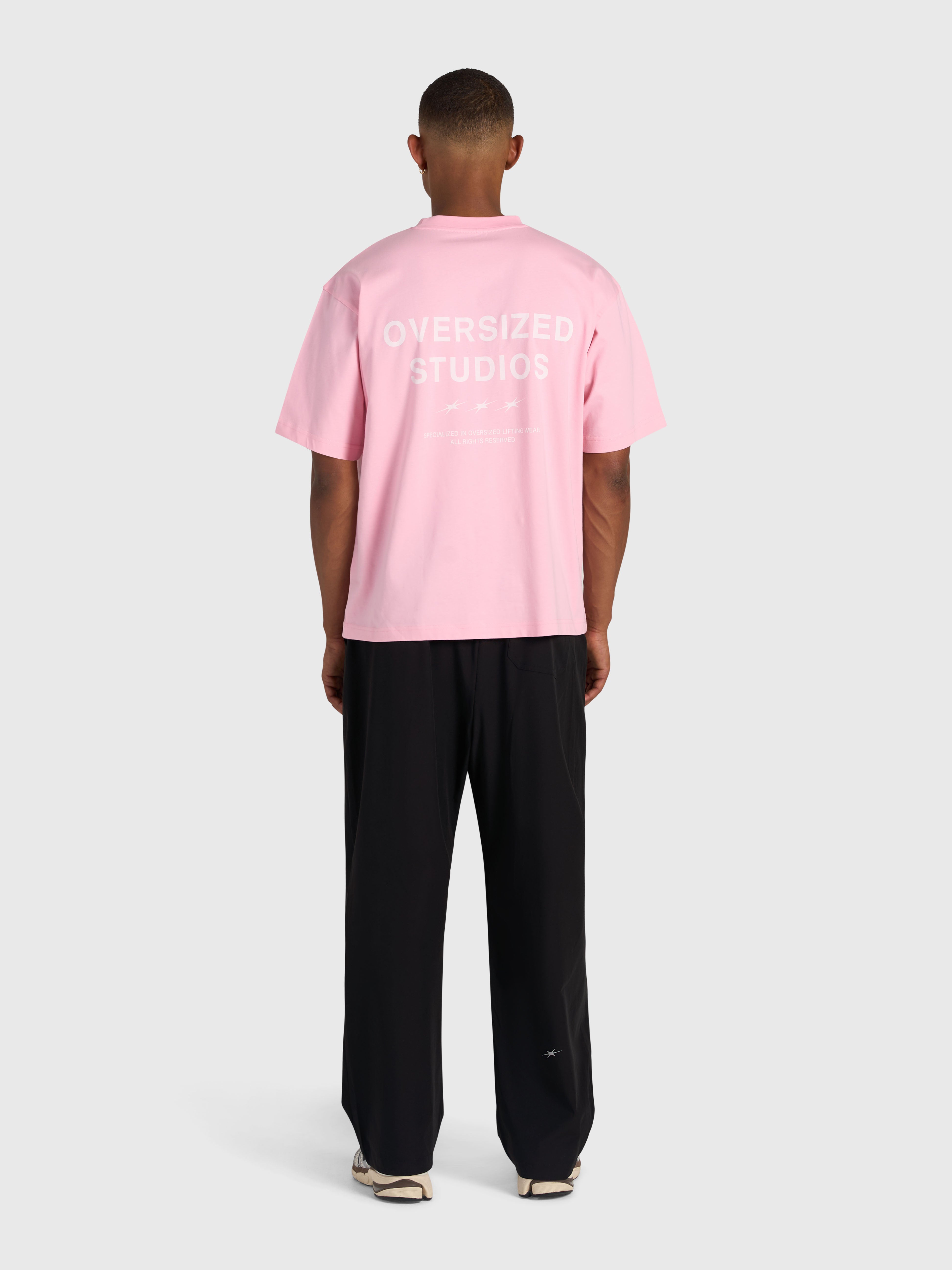Confidence V2 Box Tee - Pink/White