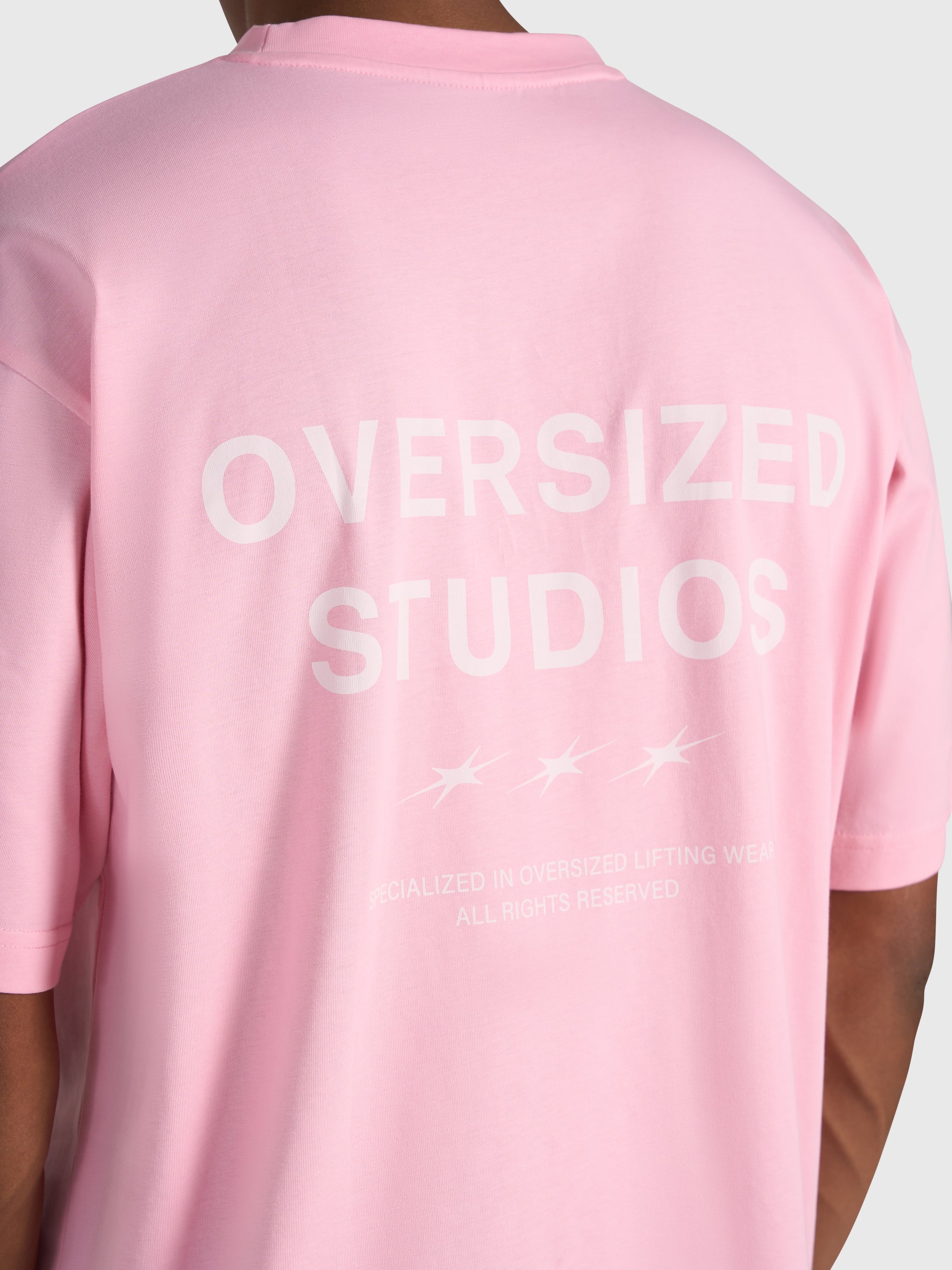 Confidence V2 Box Tee - Pink/White