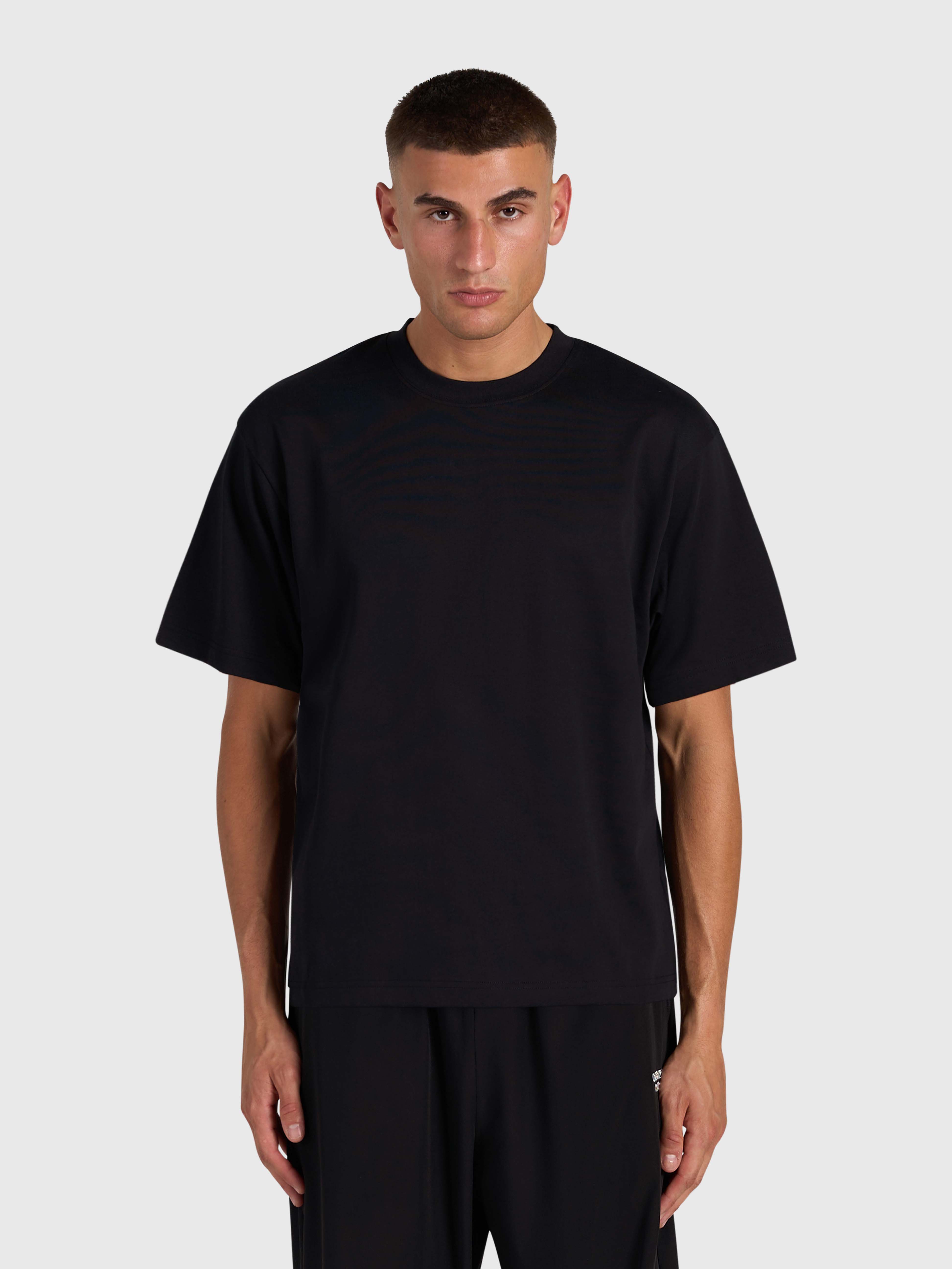 Confidence V2 Box Tee - Black/White