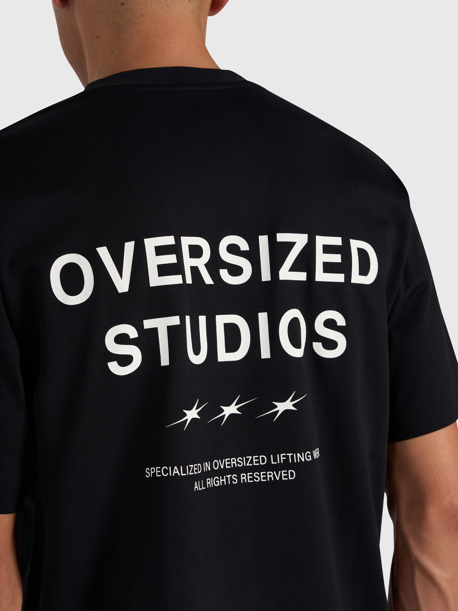 Confidence V2 Box Tee - Black/White