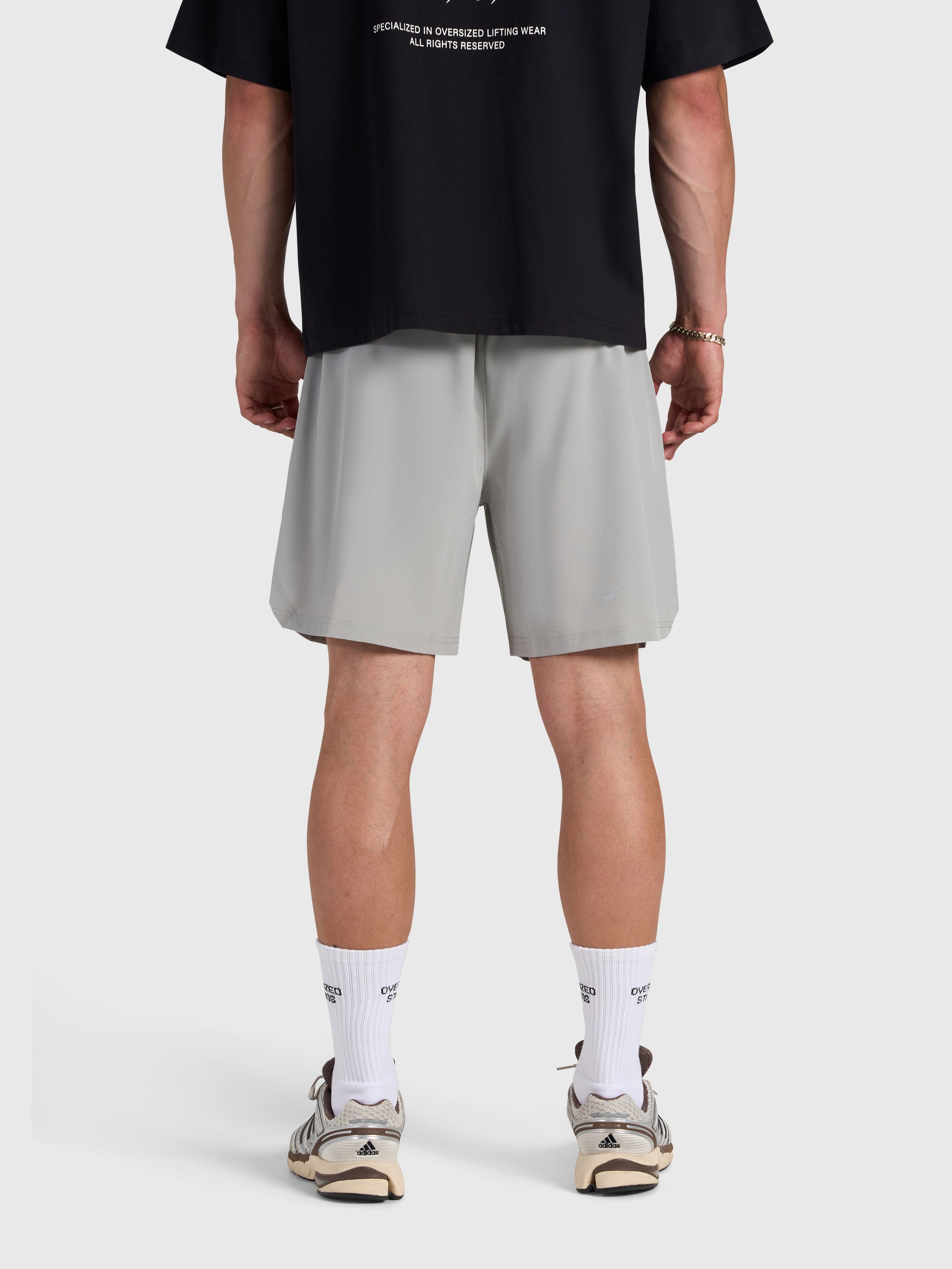 Confidence V2 Tech Shorts - Grey/White