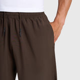 Confidence V2 Tech Shorts - Brown/White