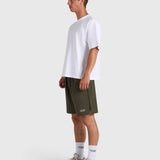 Confidence V2 Tech Shorts - Army/White