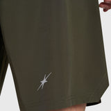 Confidence V2 Tech Shorts - Army/White