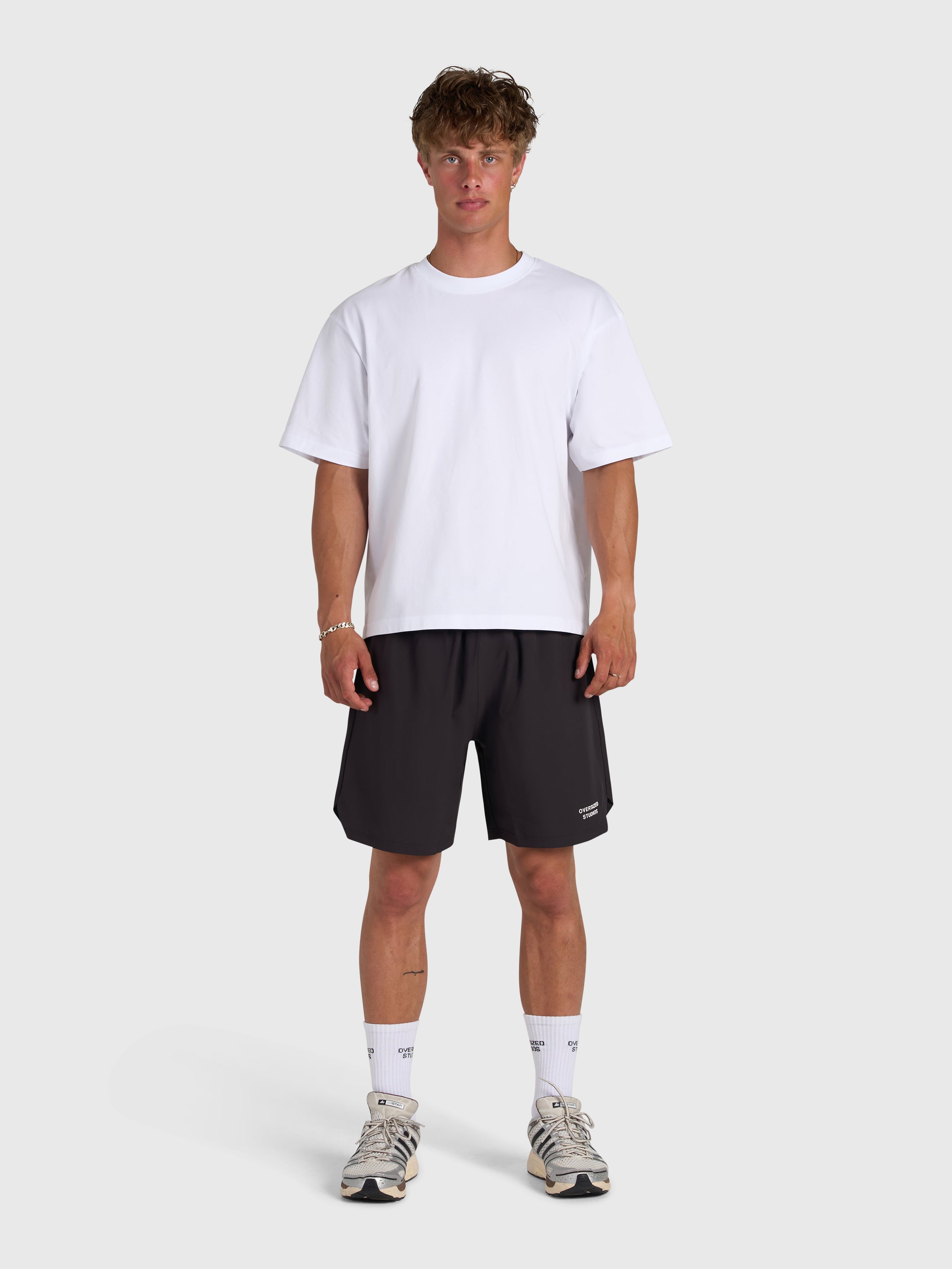 Confidence V2 Tech Shorts - Black/White