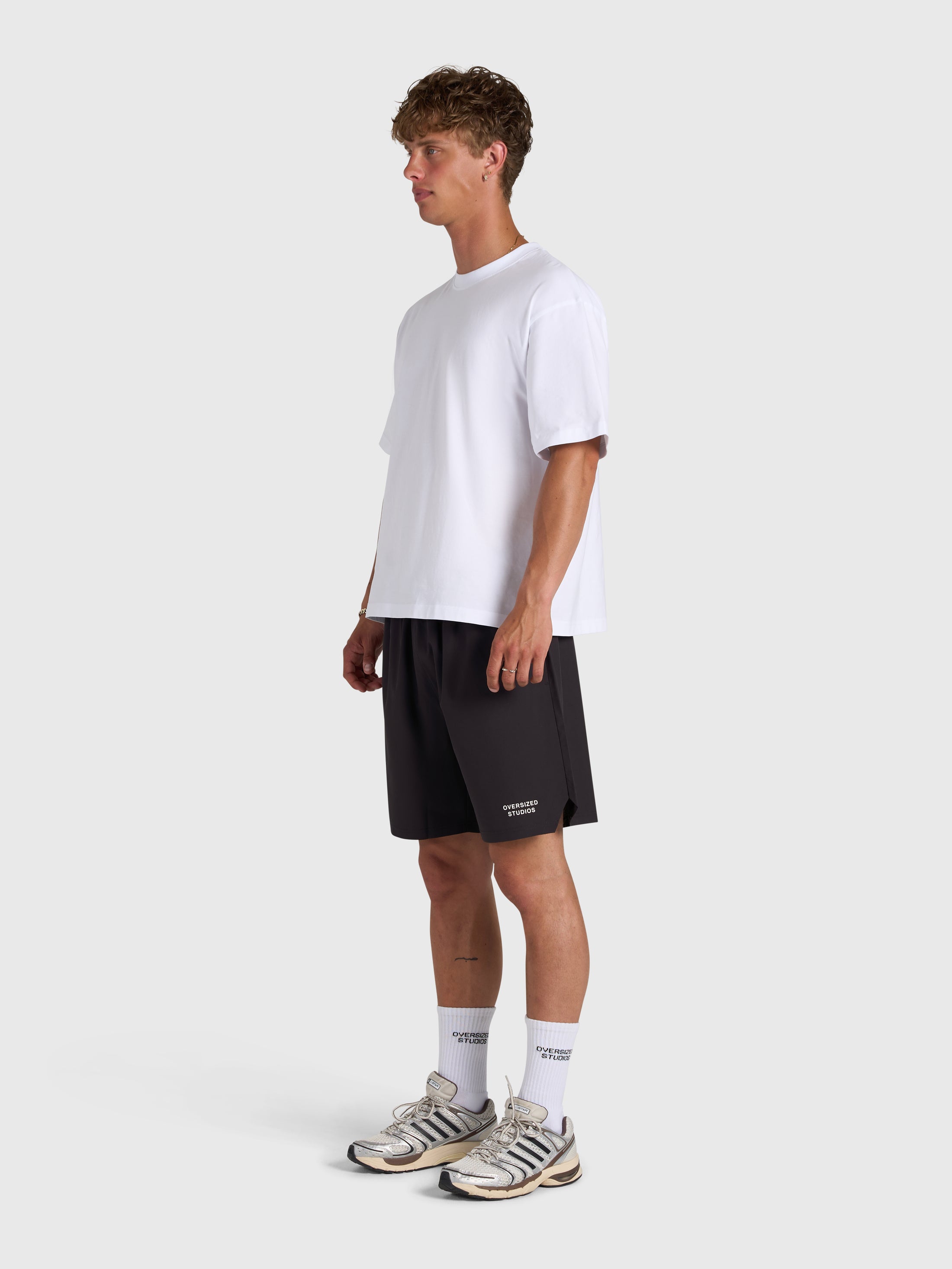 Confidence V2 Tech Shorts - Black/White