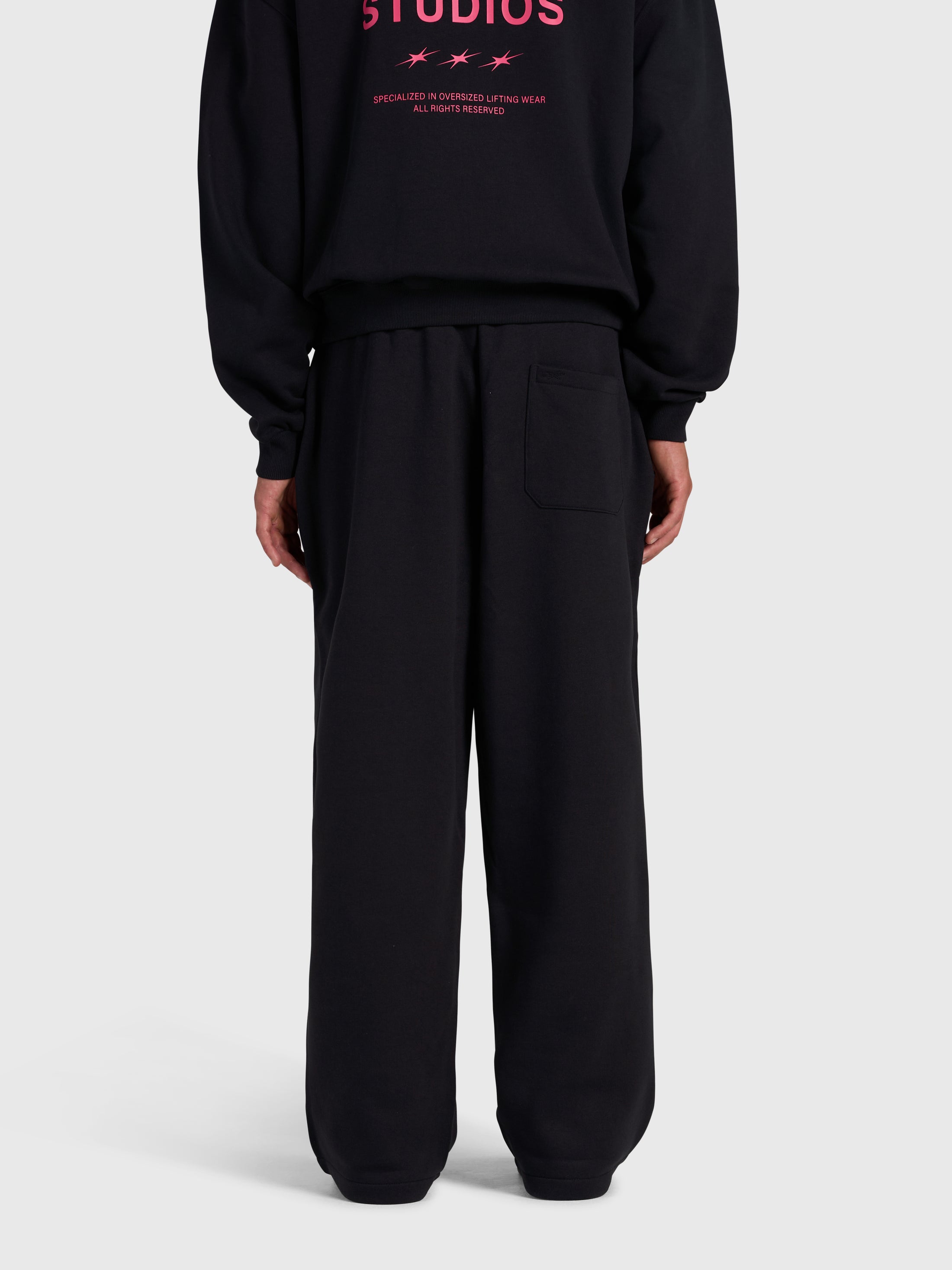 Confidence V2 Sweatpants - Black/White