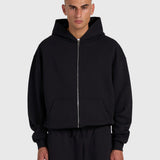 Confidence V2 Zip Hoodie - Black/White