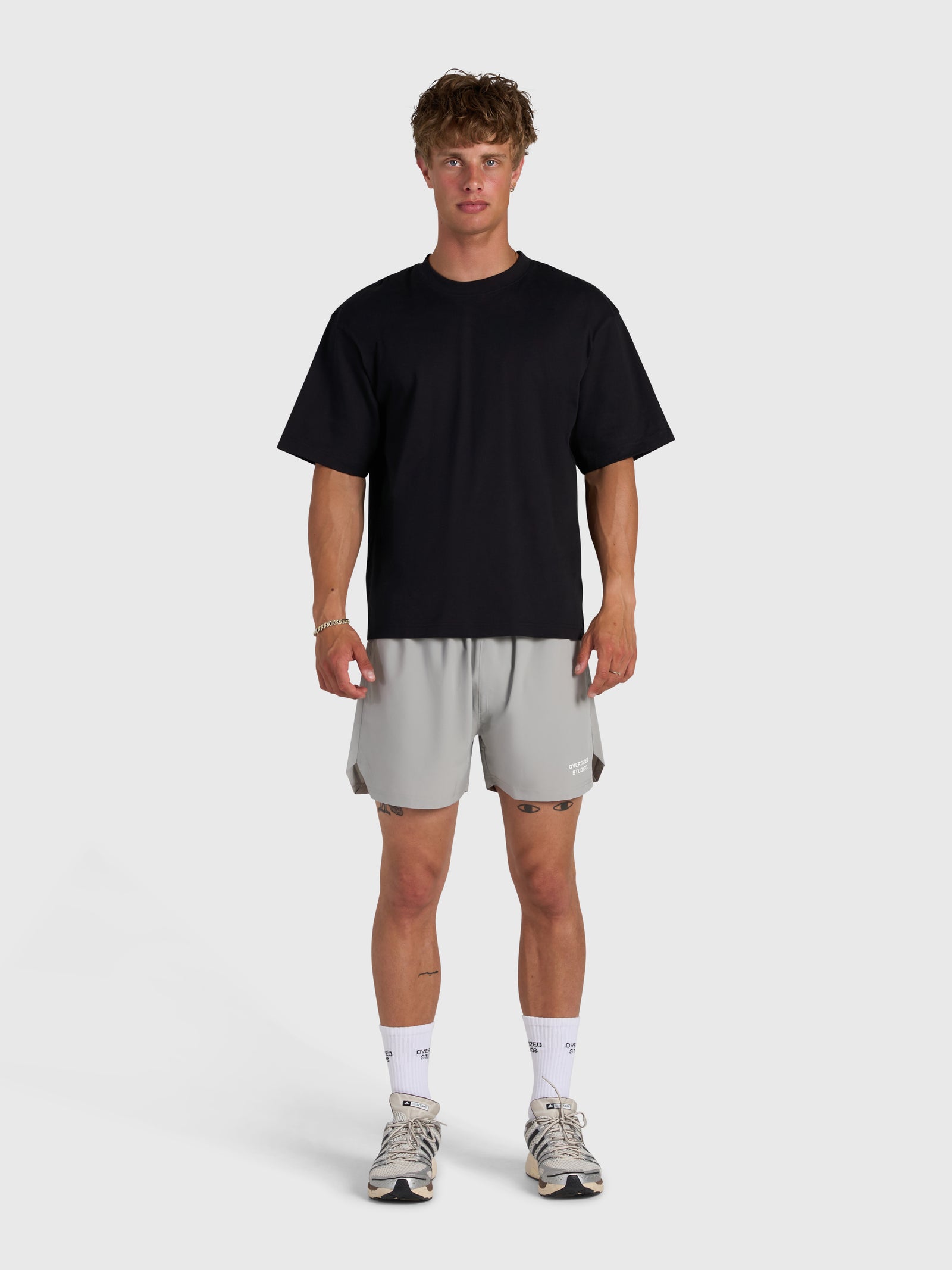 Confidence V2 4-Inch Tech Shorts - Grey/White