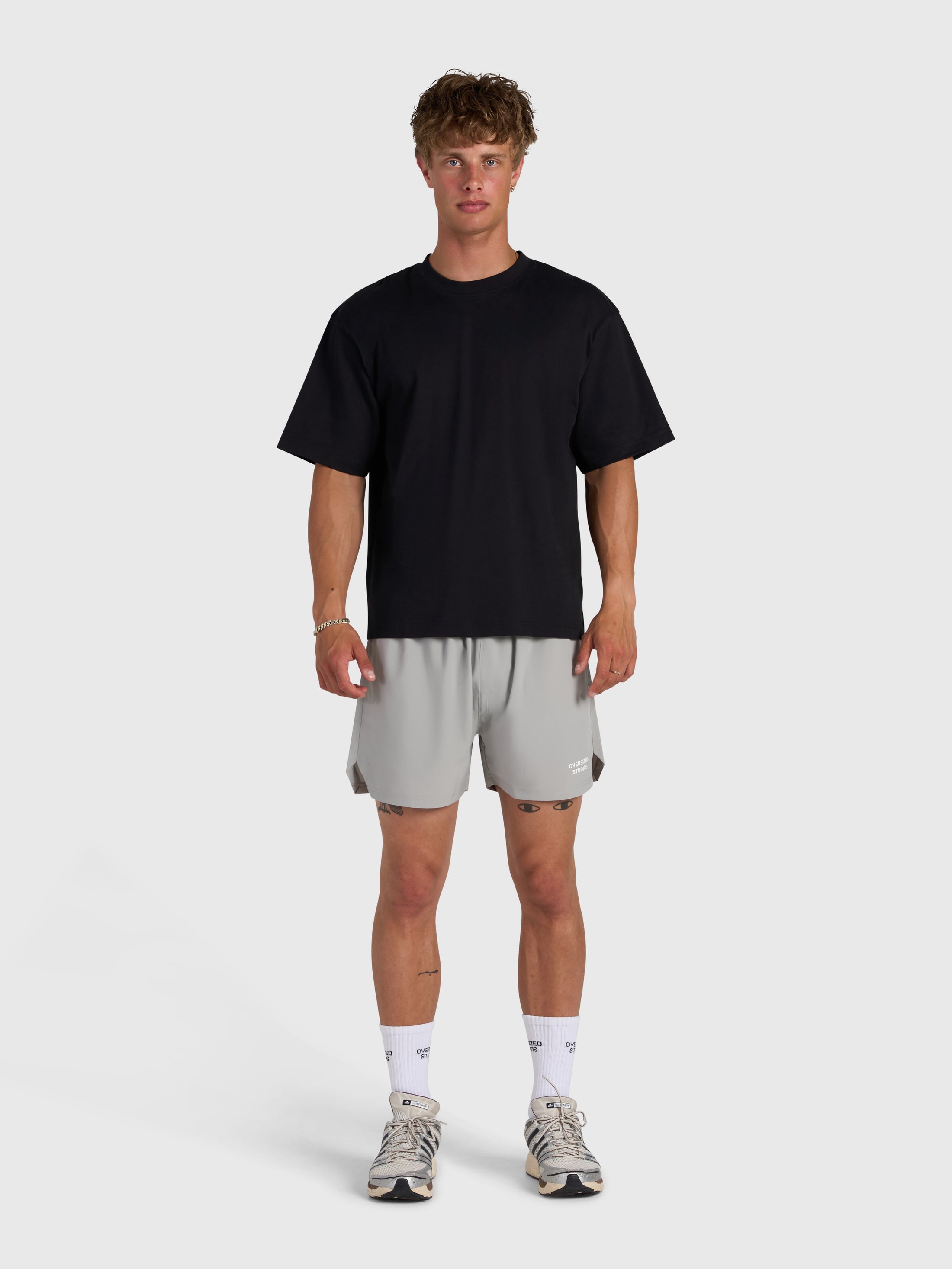Confidence V2 4-Inch Tech Shorts - Grey/White