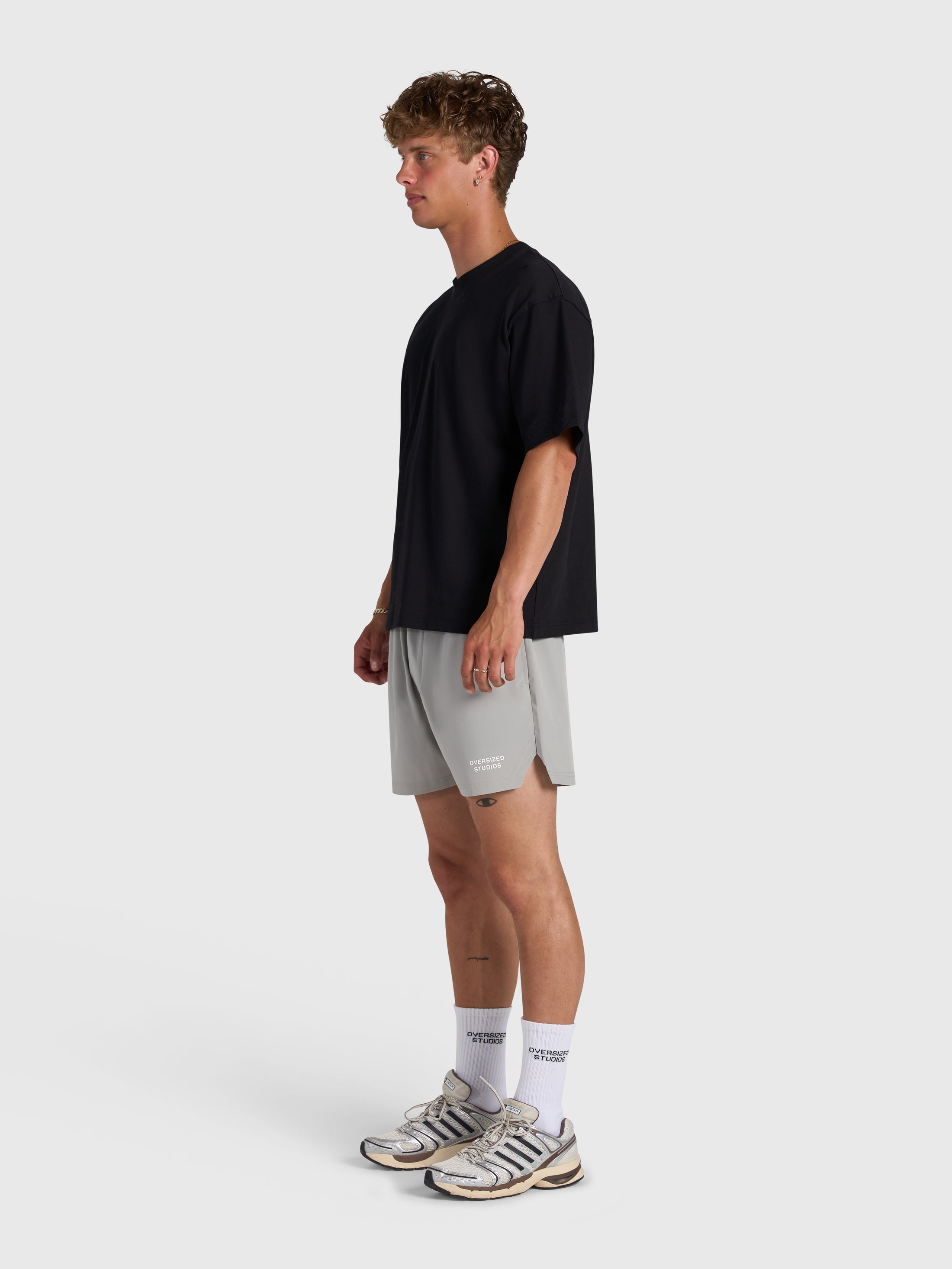 Confidence V2 4-Inch Tech Shorts - Grey/White