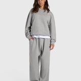 Confidence V2 Sweatshirt - Cloud Grey/White