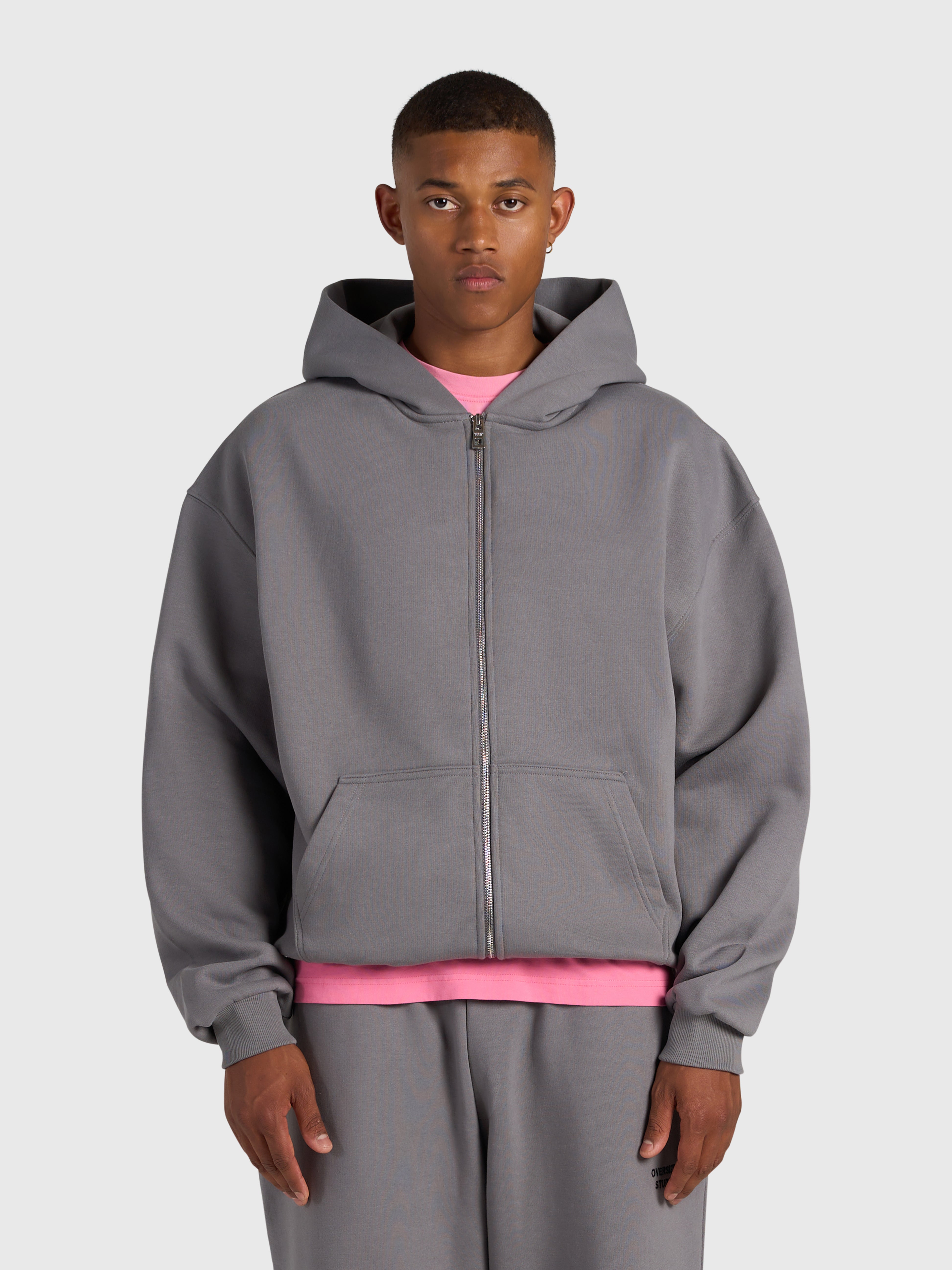 Confidence V2 Zip Hoodie - Steel/Black