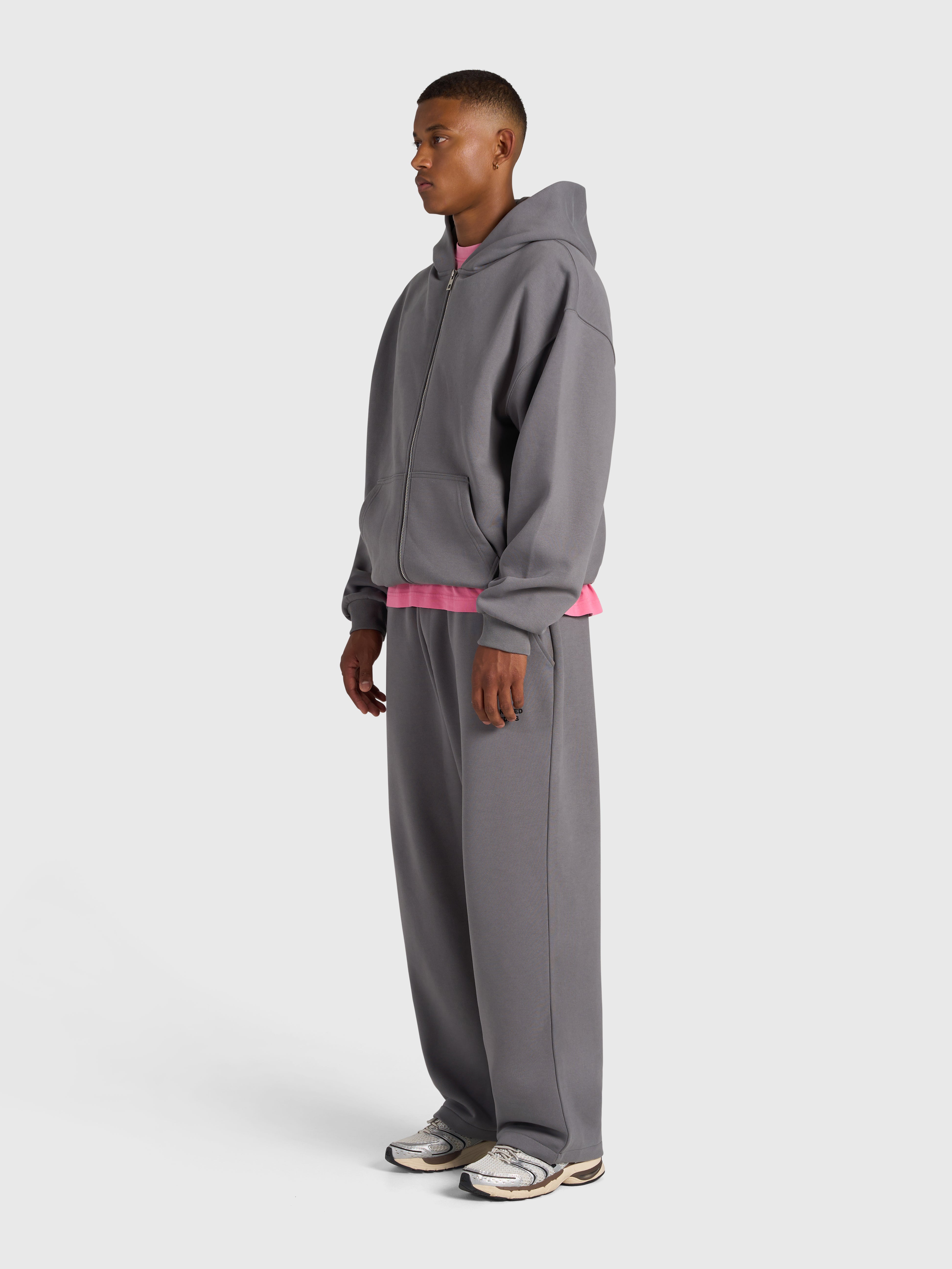 Confidence V2 Zip Hoodie - Steel/Black