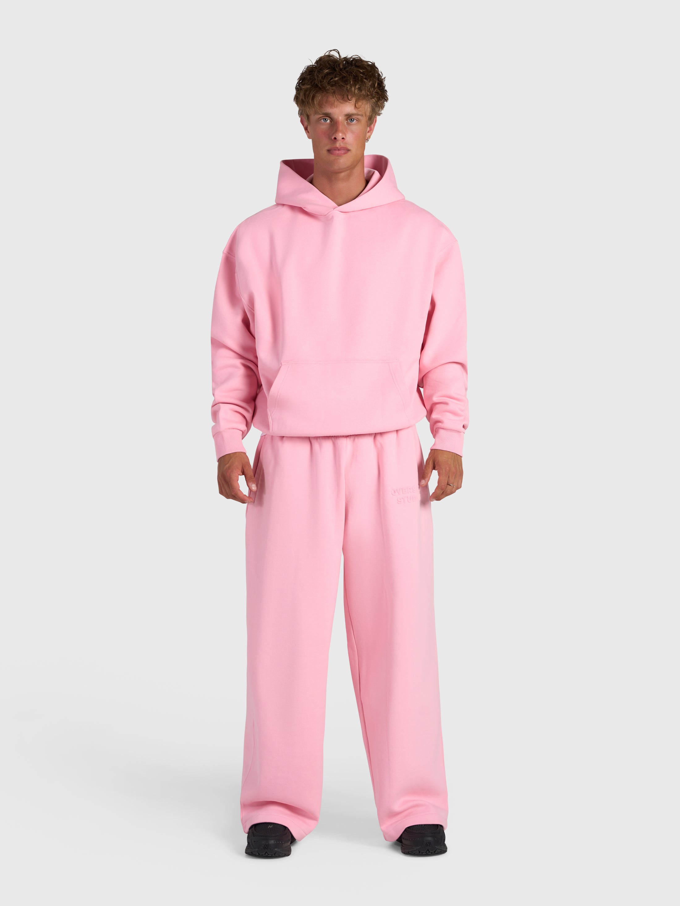 Confidence V2 Hoodie - Pink/White
