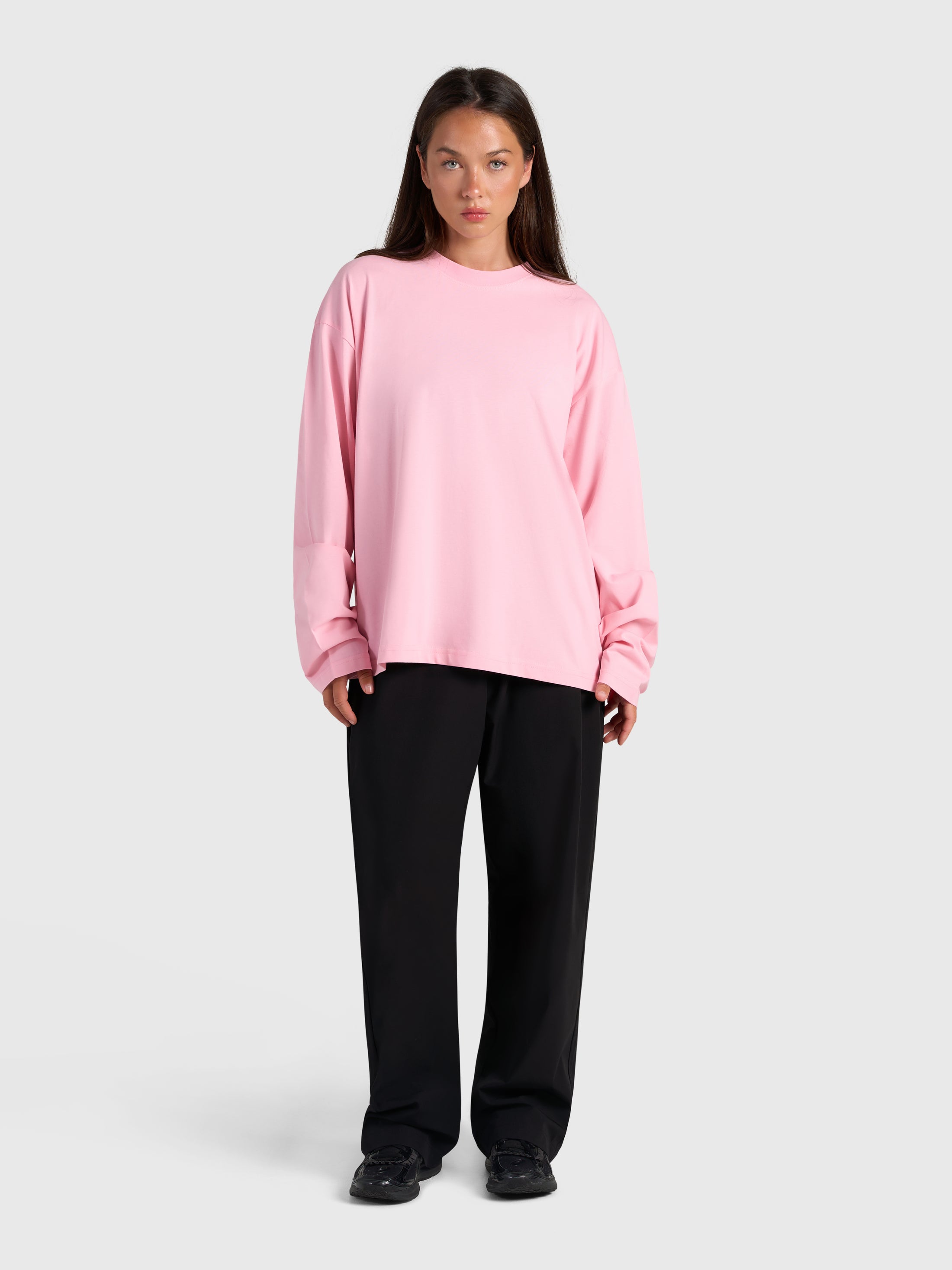 Confidence V2 Long Sleeve - Pink/White
