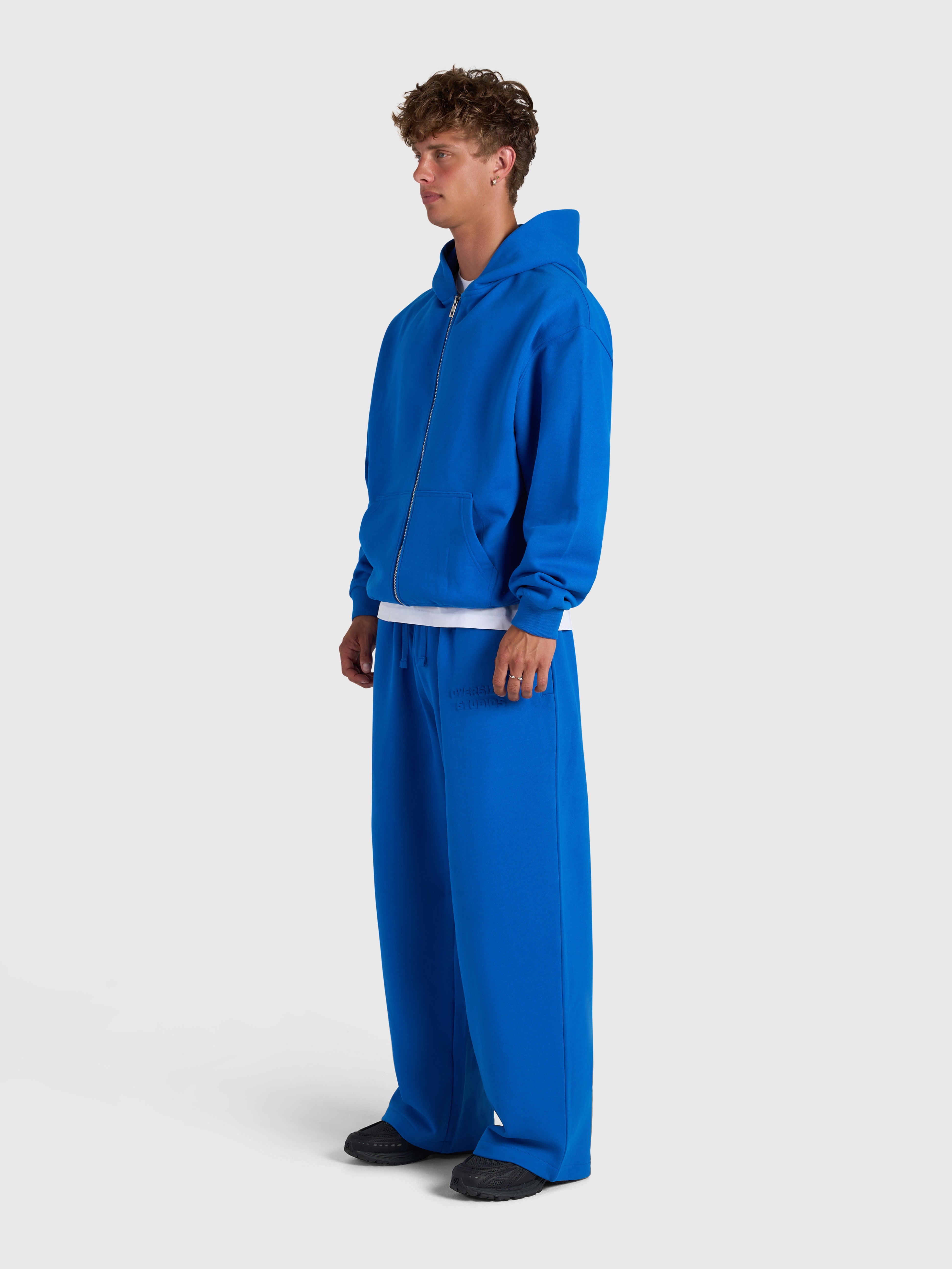 Confidence V2 Zip Hoodie - King Blue/White