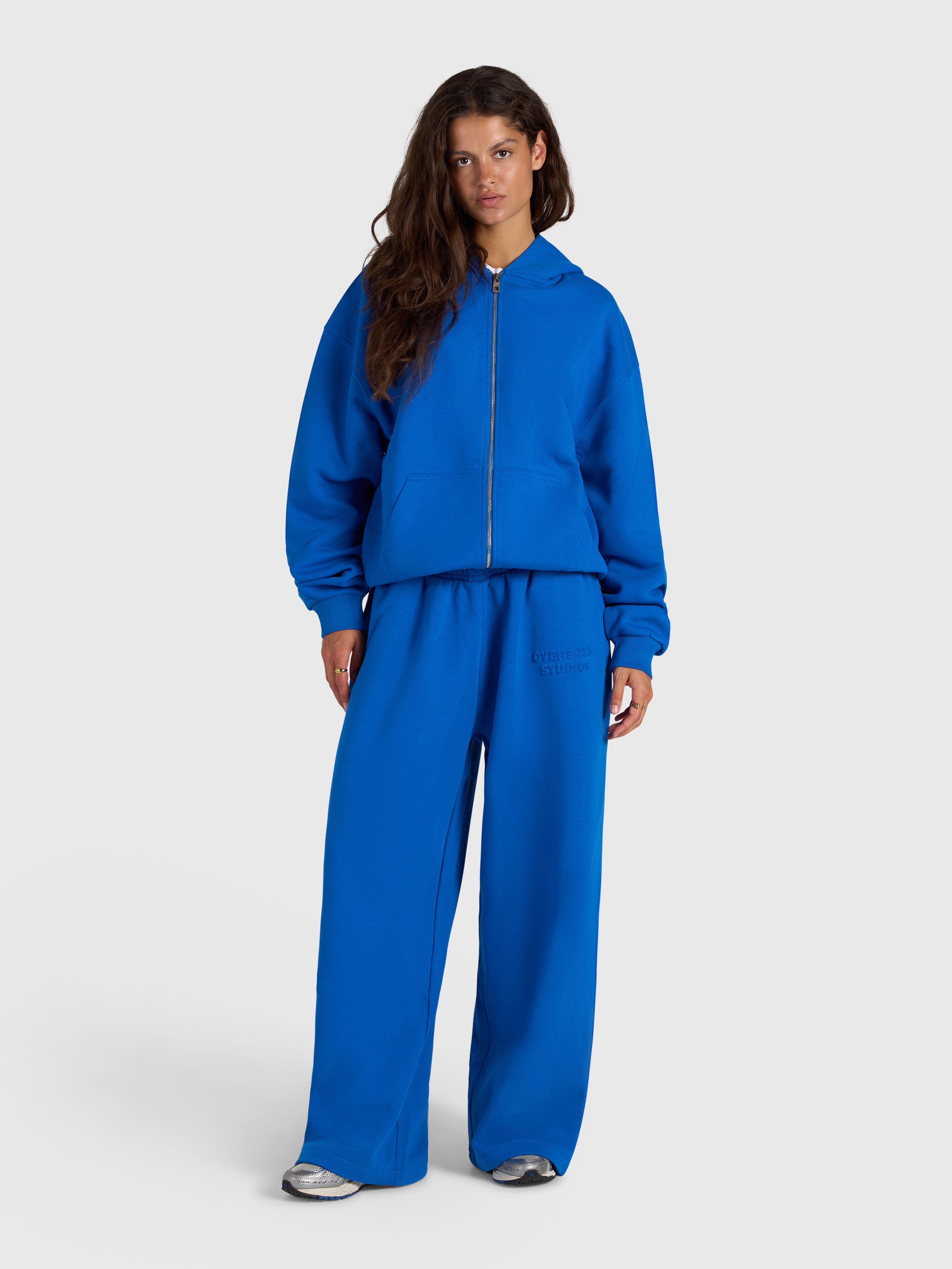 Confidence V2 Zip Hoodie - King Blue/White