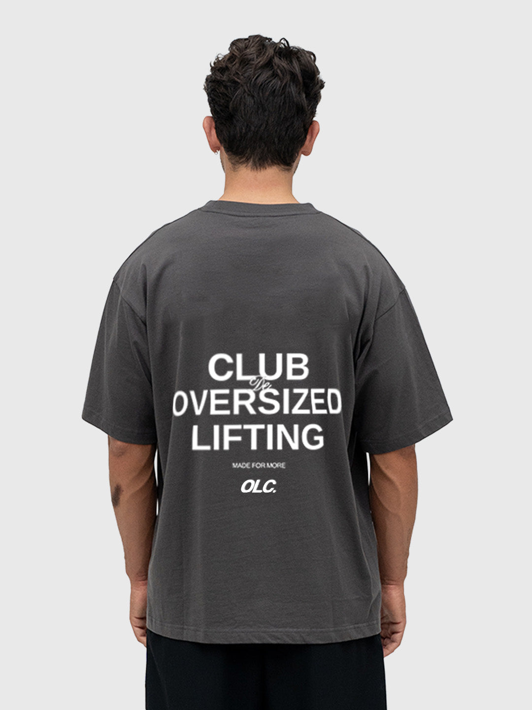 Consistency Box Tee - Steel/White