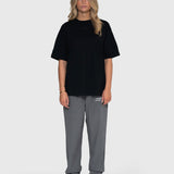 Confidence Heavyweight Box Tee - Black/White