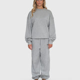 Confidence Sweatshirt - Heather Grey/Forest