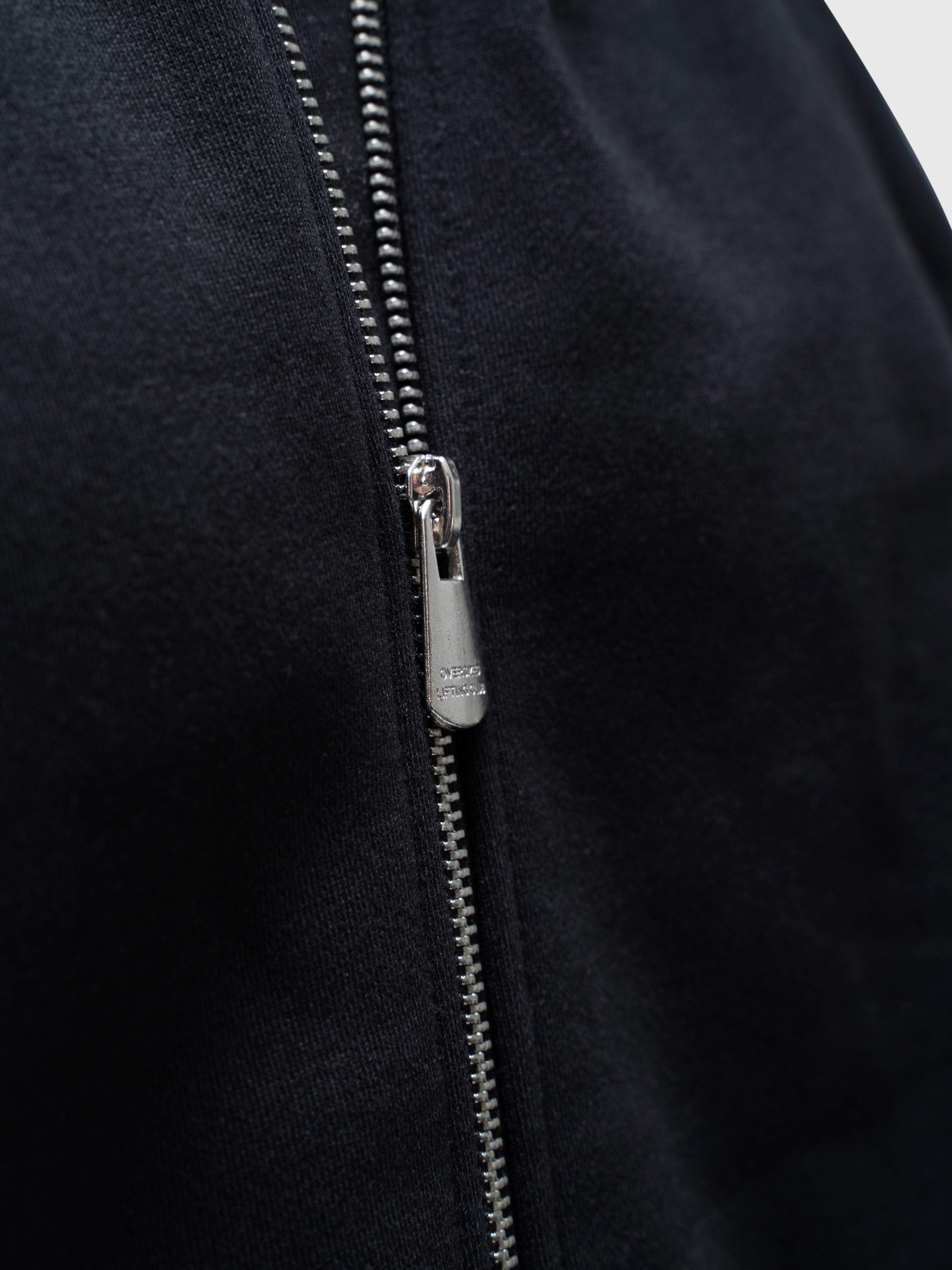 Confidence Zip Hoodie - Black/White