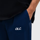 Logo Tech Pants - Navy/White