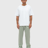 Logo Tech Pants - Sage/White