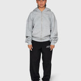 Confidence Zip Hoodie - Melange Grey/Forest