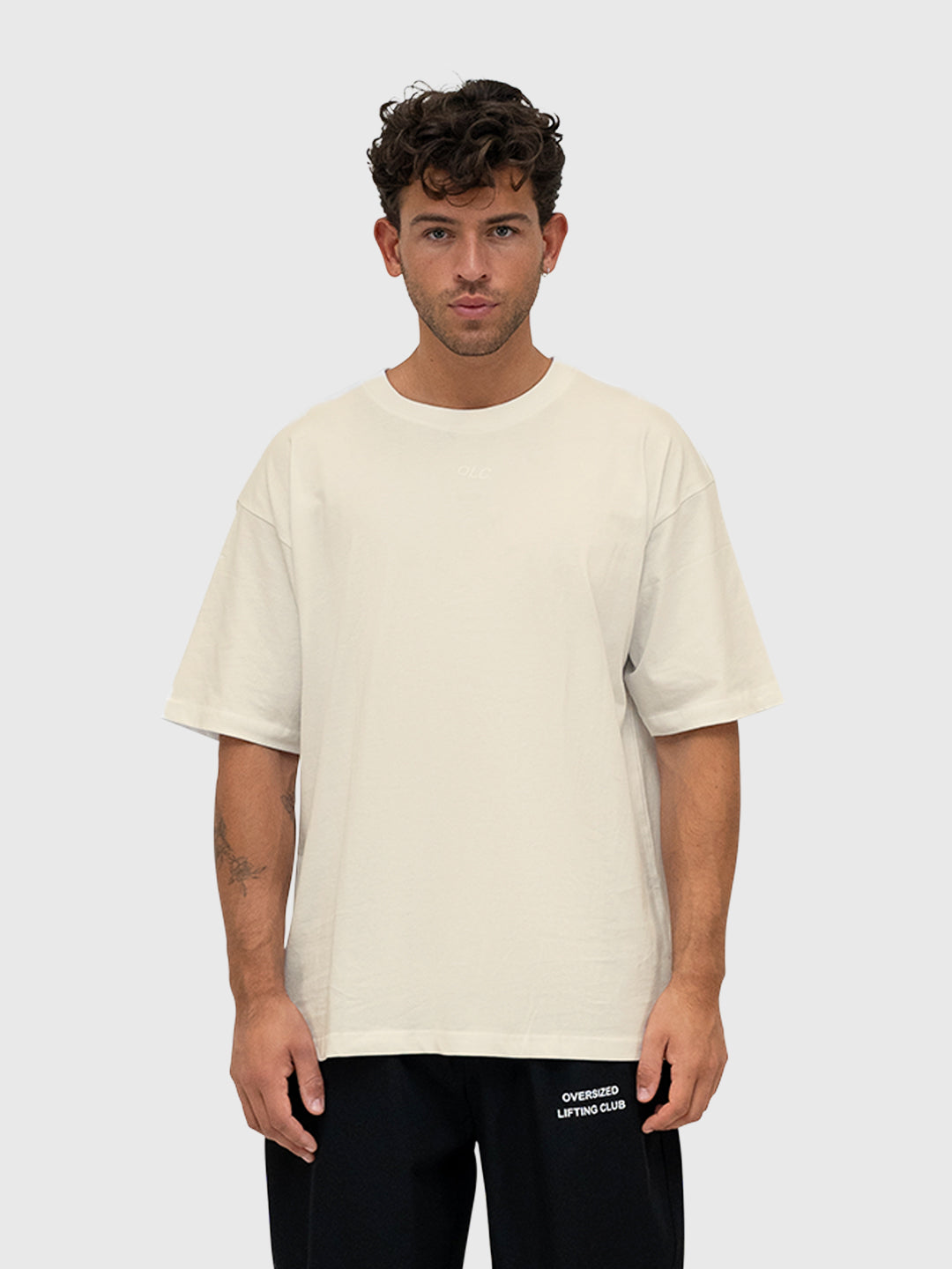 Confidence Box Tee - Beige/Brown Confidence Box Tee - Beige/Brown