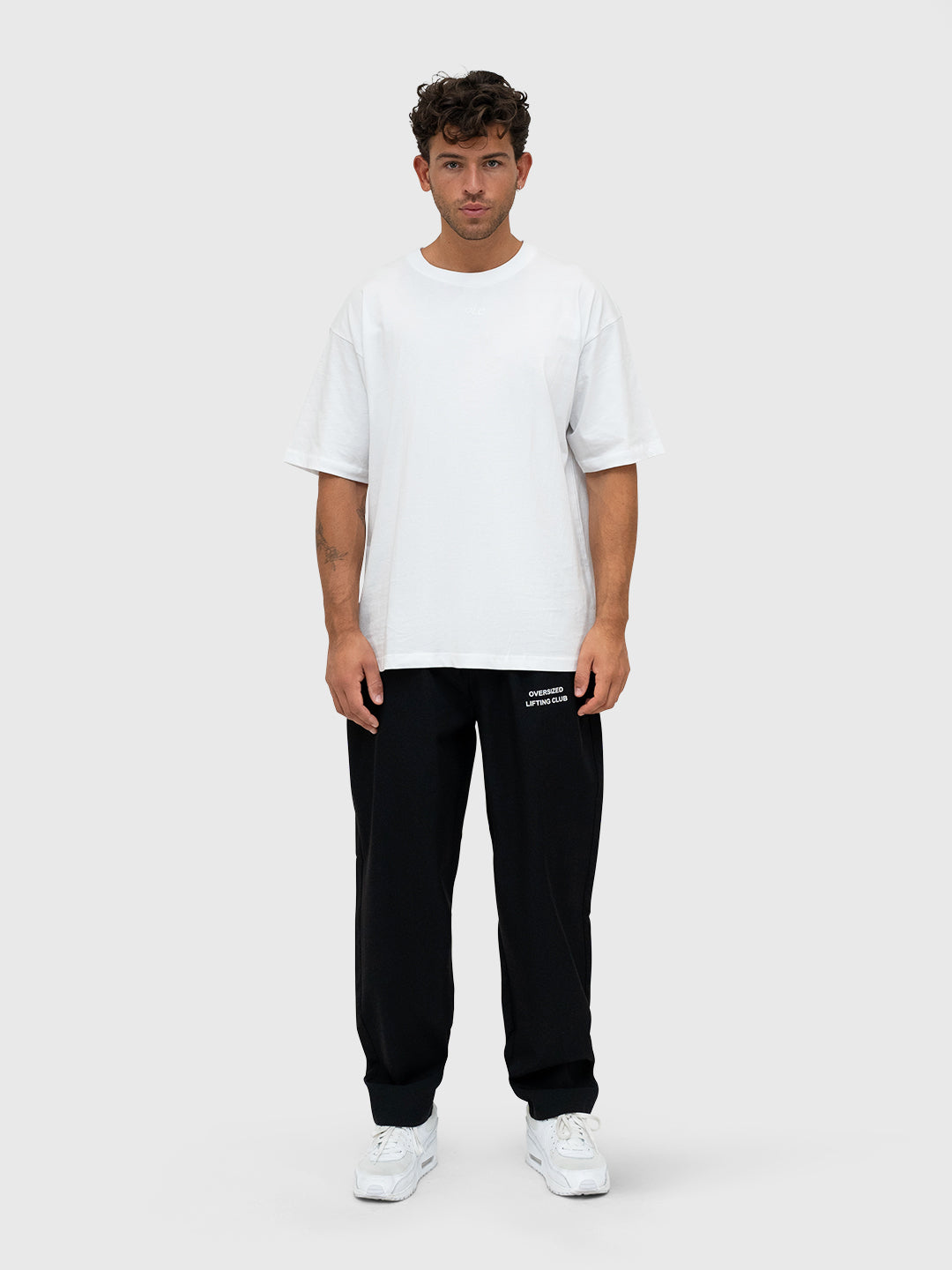 Confidence Box Tee - White/Black