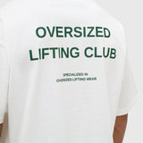 Confidence Box Tee - Cream/Forest