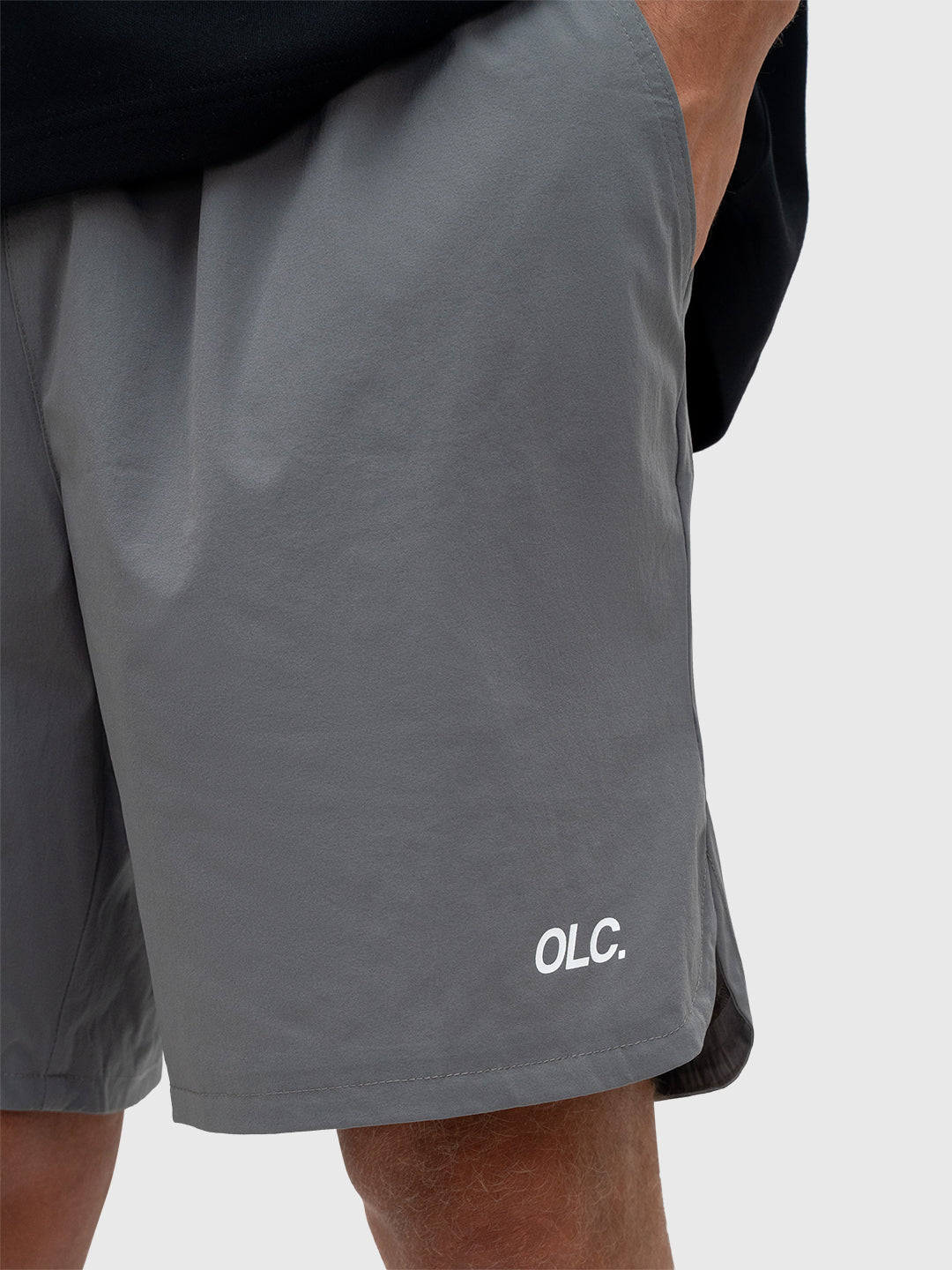 Logo Tech Shorts - Charcoal/White