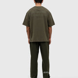 Confidence Tech Pants - Khaki Green/White