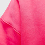 Long Run Hoodie - Hot Pink/White
