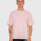 Long Run Box Tee - Pink/White