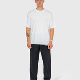 Long Run Box Tee - White/Black