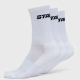 3-Pack Stamina Socks - White/Black