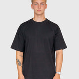 Long Run Box Tee - Black/Pink