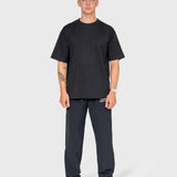 Long Run Box Tee - Black/Pink