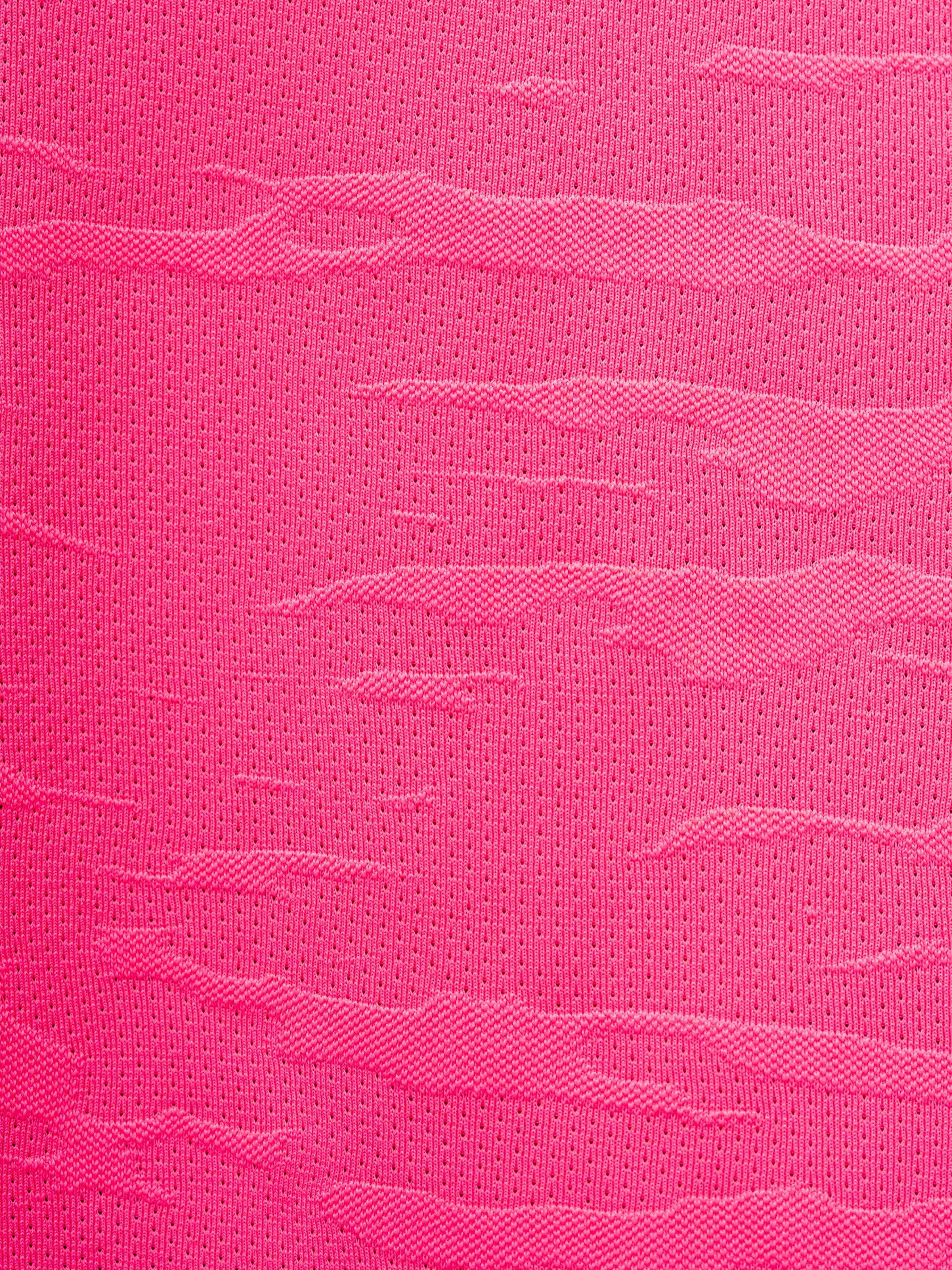 Logo Active Long Sleeve - Hot Pink/White