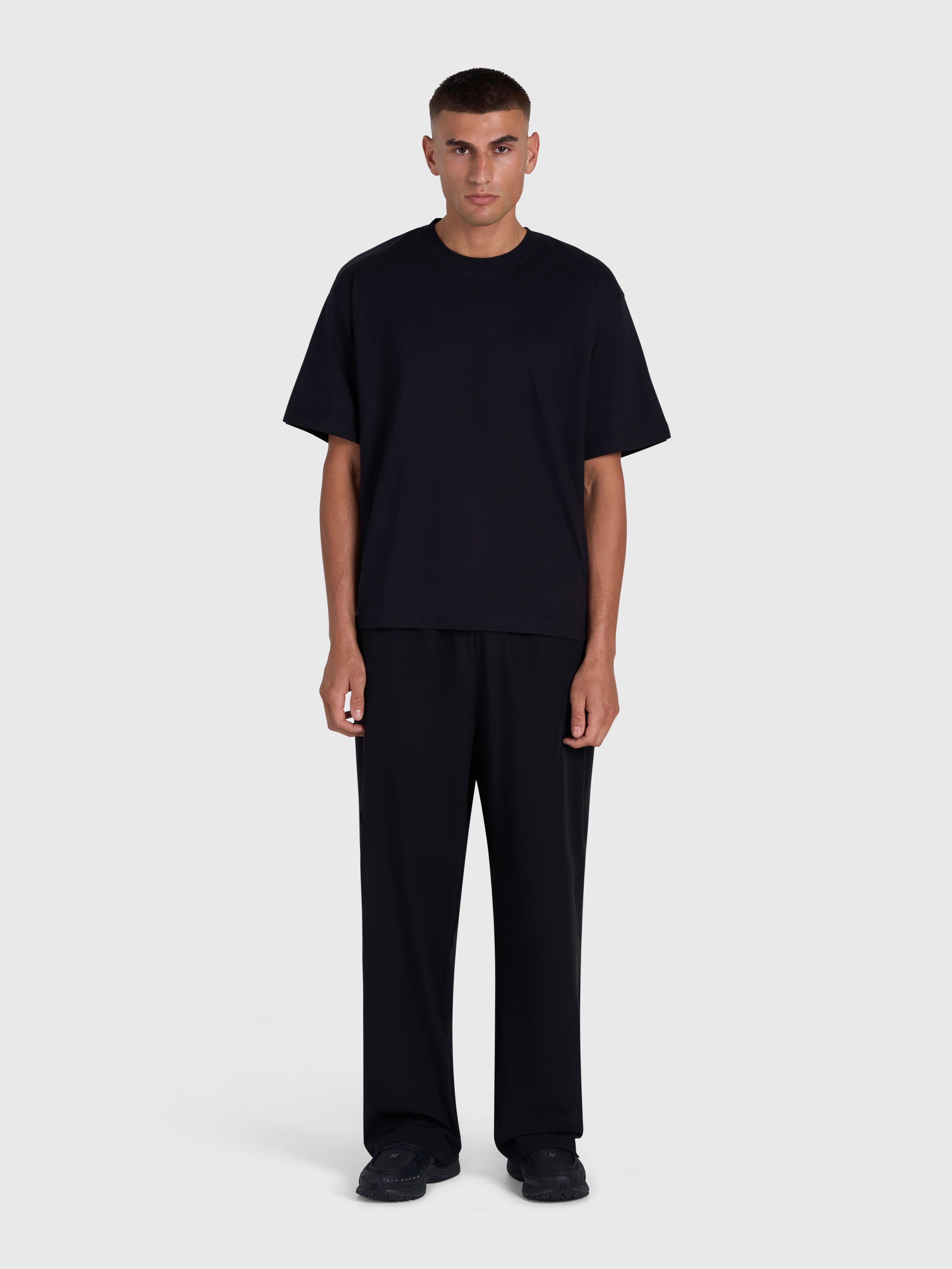 Confidence V2 Heavy Box Tee - Black/White
