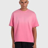 Confidence V2 Heavy Box Tee - Vintage Pink/White