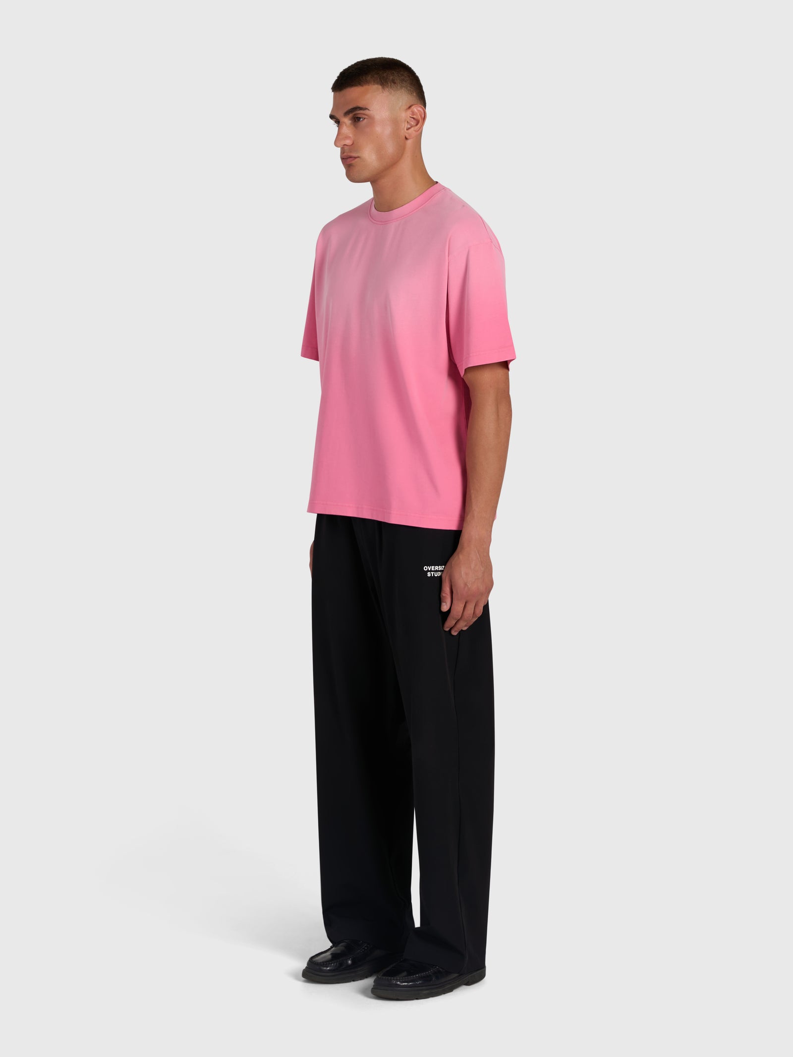 Confidence V2 Heavy Box Tee - Vintage Pink/White