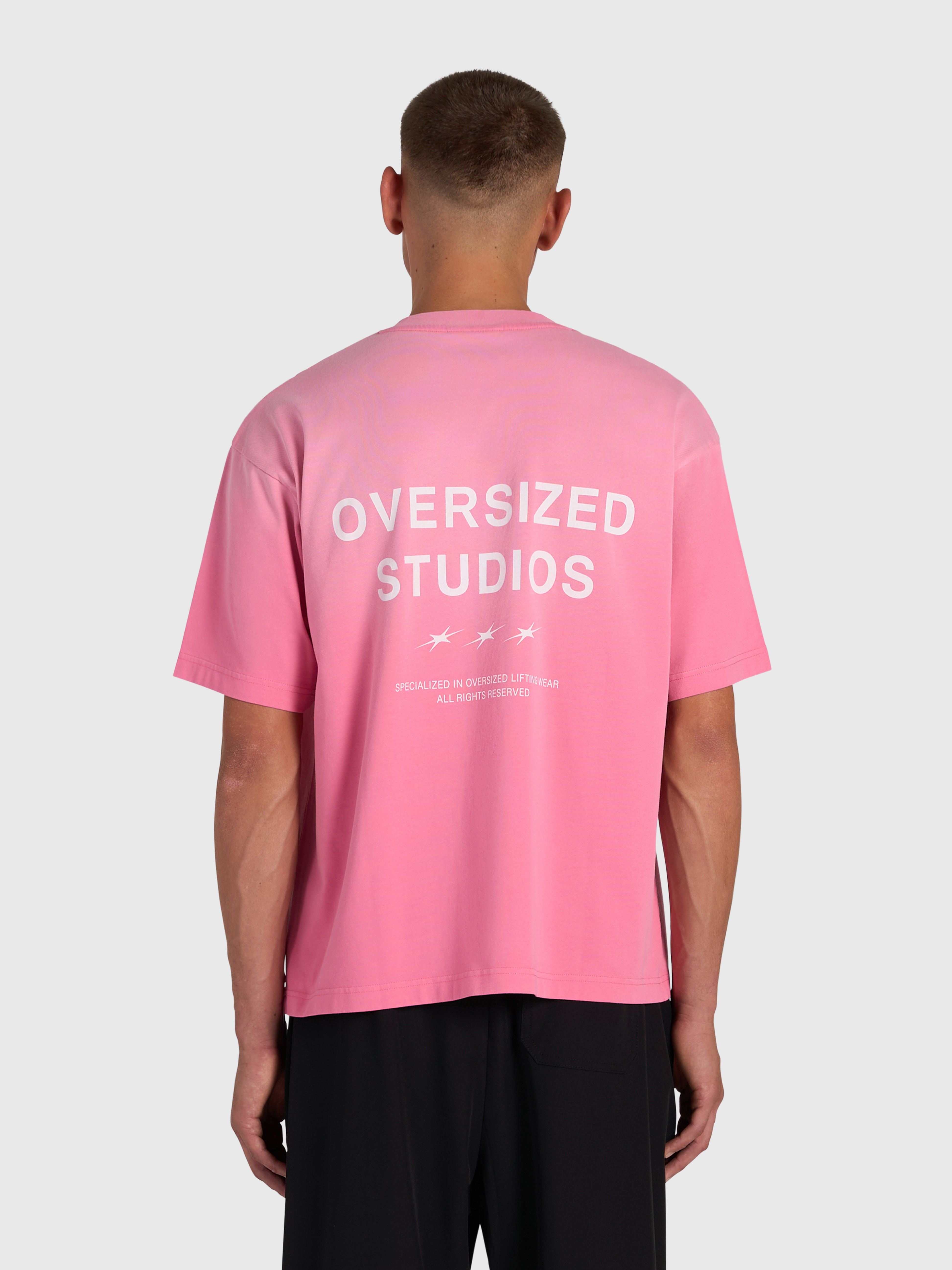 Confidence V2 Heavy Box Tee - Vintage Pink/Black