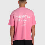 Confidence V2 Heavy Box Tee - Vintage Pink/White
