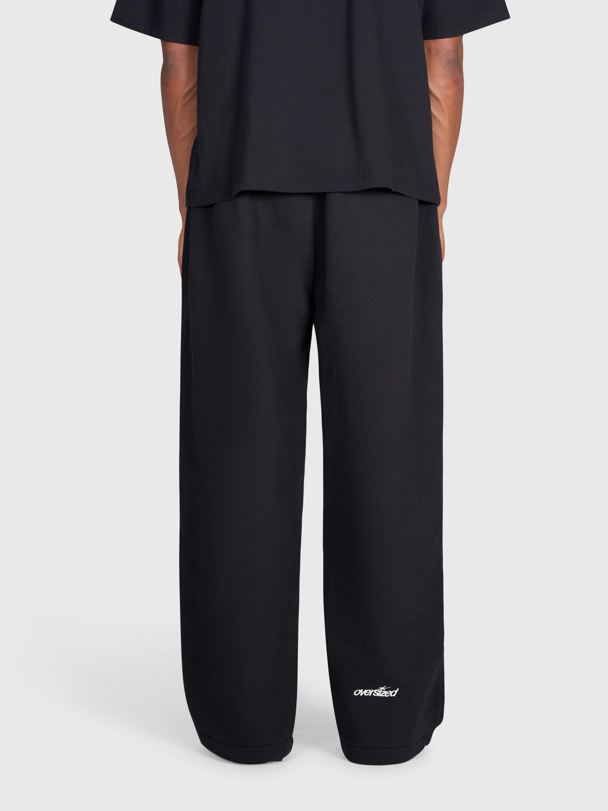 Tartan Baggy Sweatpants - Black/Blue