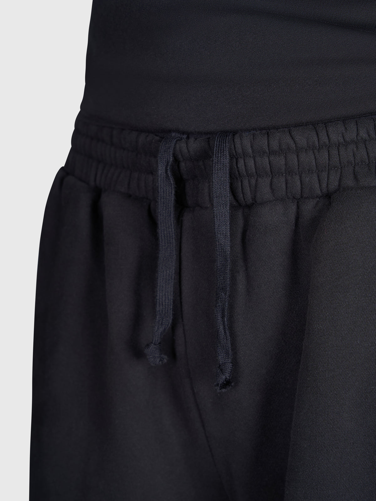 Tartan Baggy Sweatpants - Black/Blue